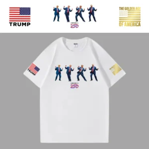 [米国独立記念日250年]USAロゴTシャツ[白][USTE-06]