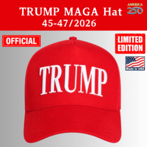 【米国発送】TRUMP公式 MAGA ハット[TRUMP][赤][TRHT-01]