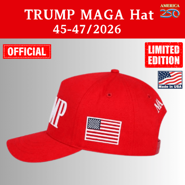 【米国発送】TRUMP公式 MAGA ハット[TRUMP][赤][TRHT-01] - 画像 (3)