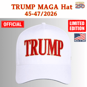 【米国発送】TRUMP公式 MAGA ハット[TRUMP][白][TRHT-01]