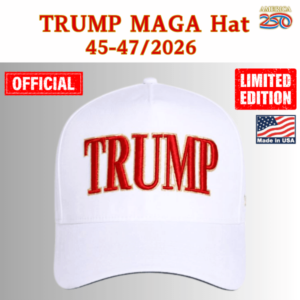 【米国発送】TRUMP公式 MAGA ハット[TRUMP][白][TRHT-01]