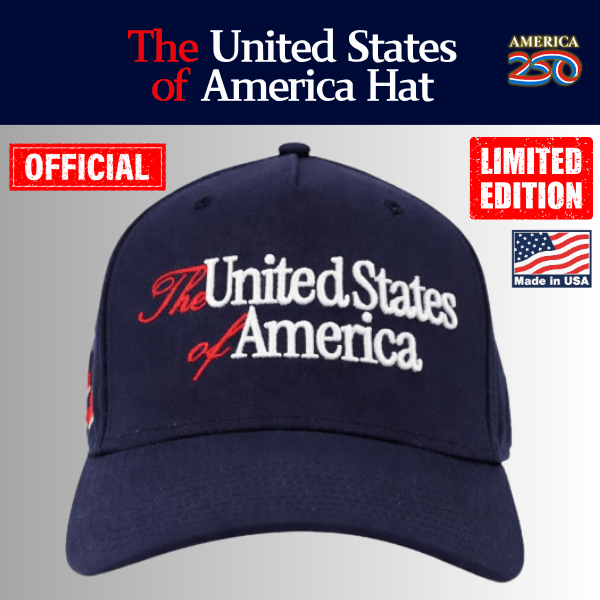 【米国発送】TRUMP公式 MAGA ハット[The United States of America][ネイビー][USHT-01]
