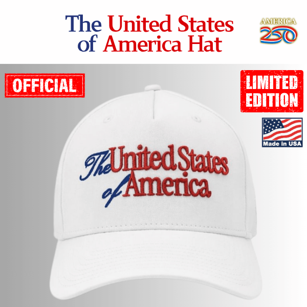 【米国発送】TRUMP公式 MAGA ハット[The United States of America][白][USHT-01]