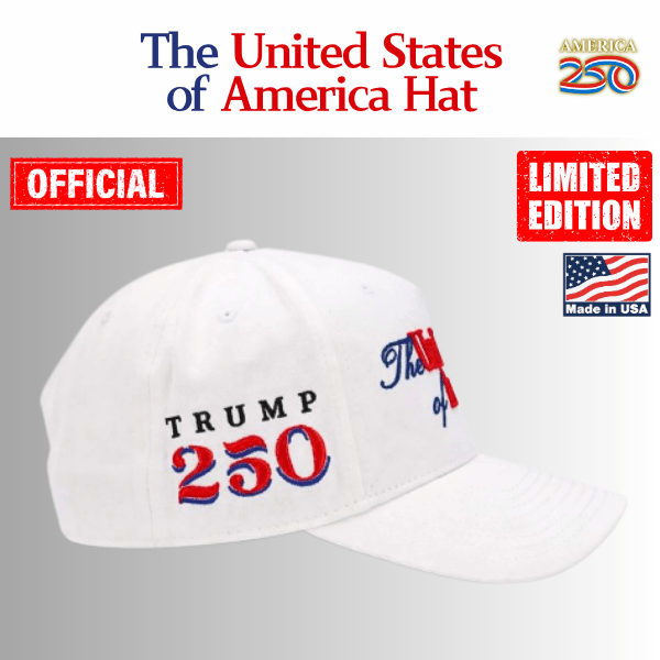 【米国発送】TRUMP公式 MAGA ハット[The United States of America][白][USHT-01] - 画像 (2)