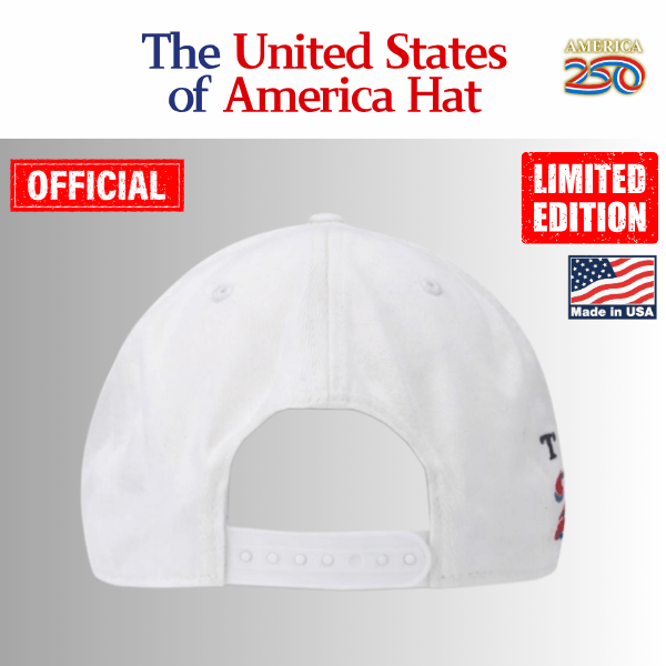 【米国発送】TRUMP公式 MAGA ハット[The United States of America][白][USHT-01] - 画像 (3)