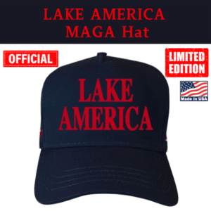 【米国発送】TRUMP公式 MAGA ハット[LAKE AMERICA][ネイビー][LAHT-01]