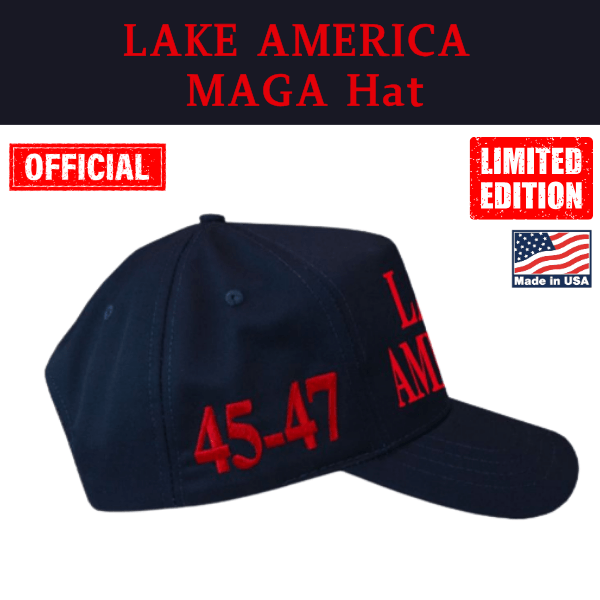 【米国発送】TRUMP公式 MAGA ハット[LAKE AMERICA][ネイビー][LAHT-01] - 画像 (3)